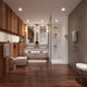 Glam Towel Ring, Chrome