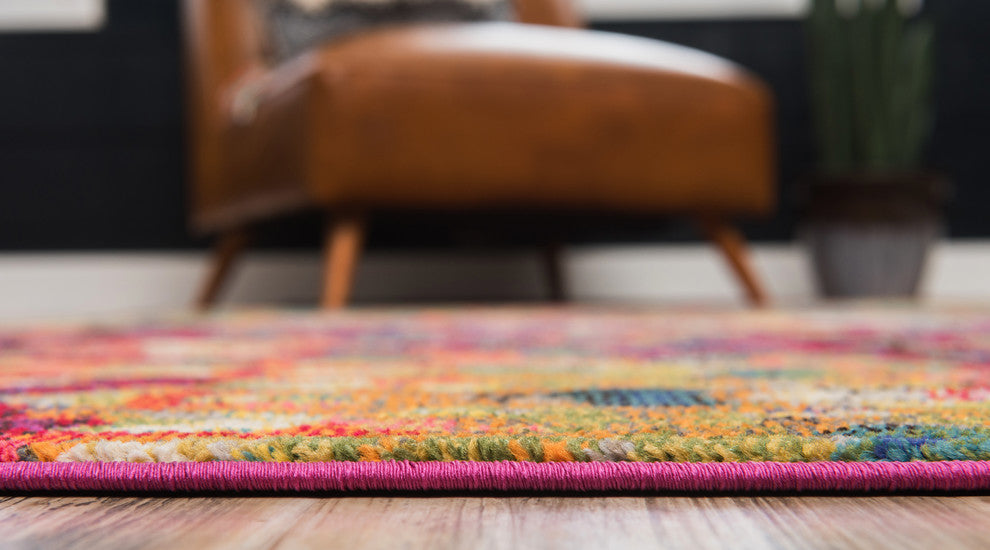 Unique Loom Multicolored Jardin Ivy 5' 0 x 8' 0 Area Rug