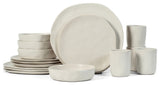 Stone by Mercer Project Hekonda Stoneware 32 Piece Dinnerware Set, Beige