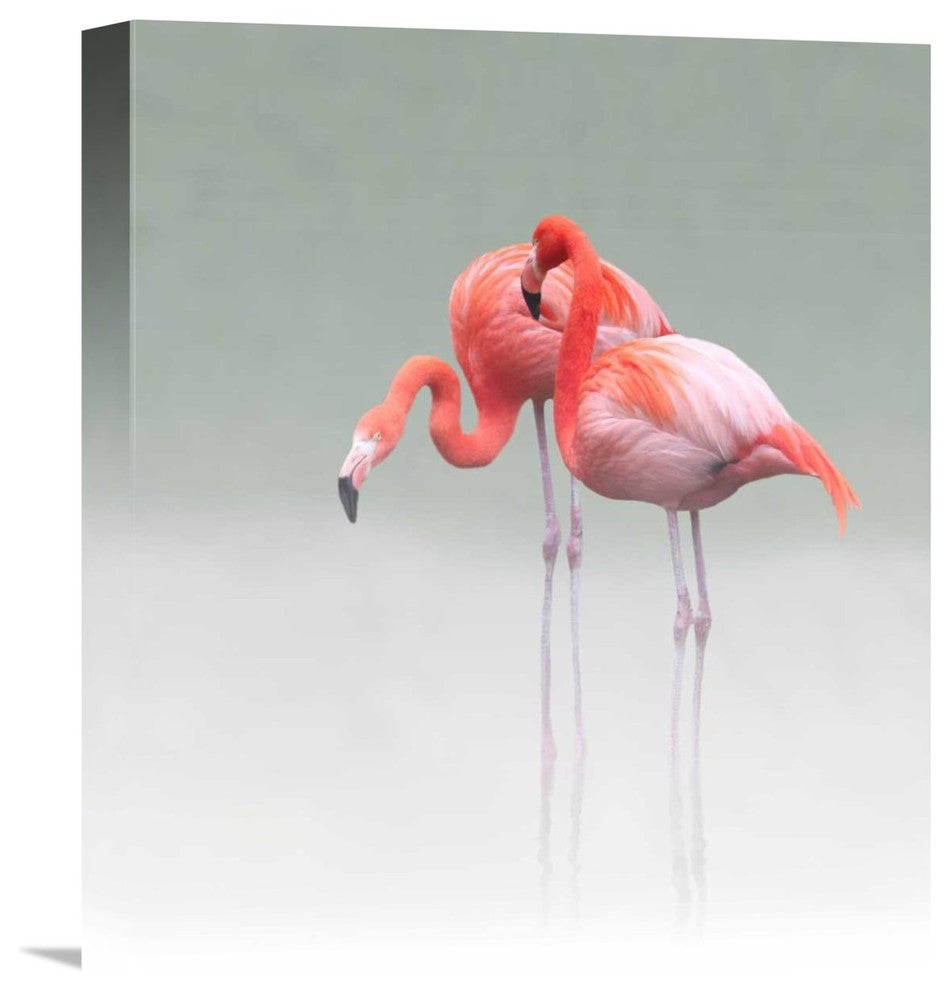 "Just We Two" Stretched Canvas Giclee by Anna Cseresnjes, 14x16"