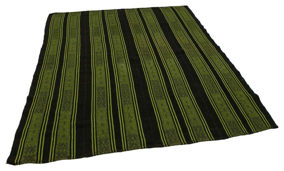 Rug N Carpet - Hand-knotted Turkish 5' 11'' x 7' 0'' Tribal Wool Kilim Rug