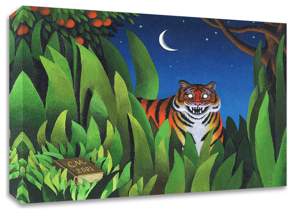 Tiger Tyger by Chris Miles, Print on Canvas, 20"x16"
