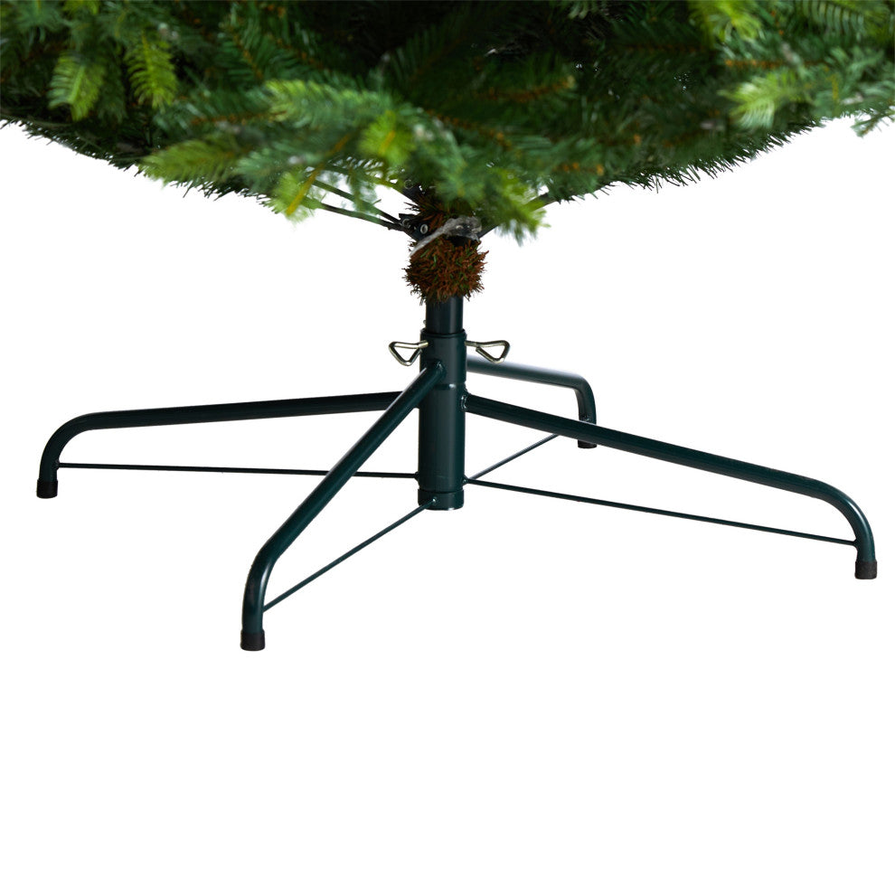 9' Prelit North Carolina Spruce Faux Christmas Tree