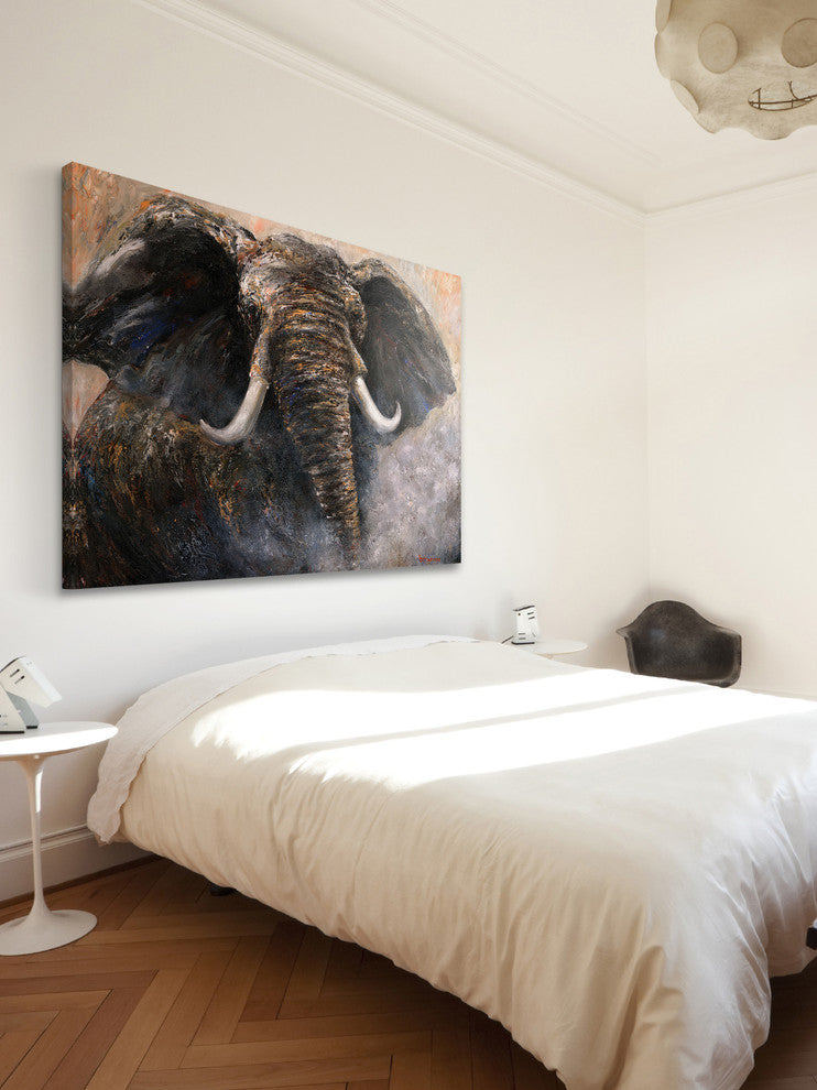 Marmont Hill, "Intensity 2" by Bergerac Painting Print on Wrapped Canvas, 36x24