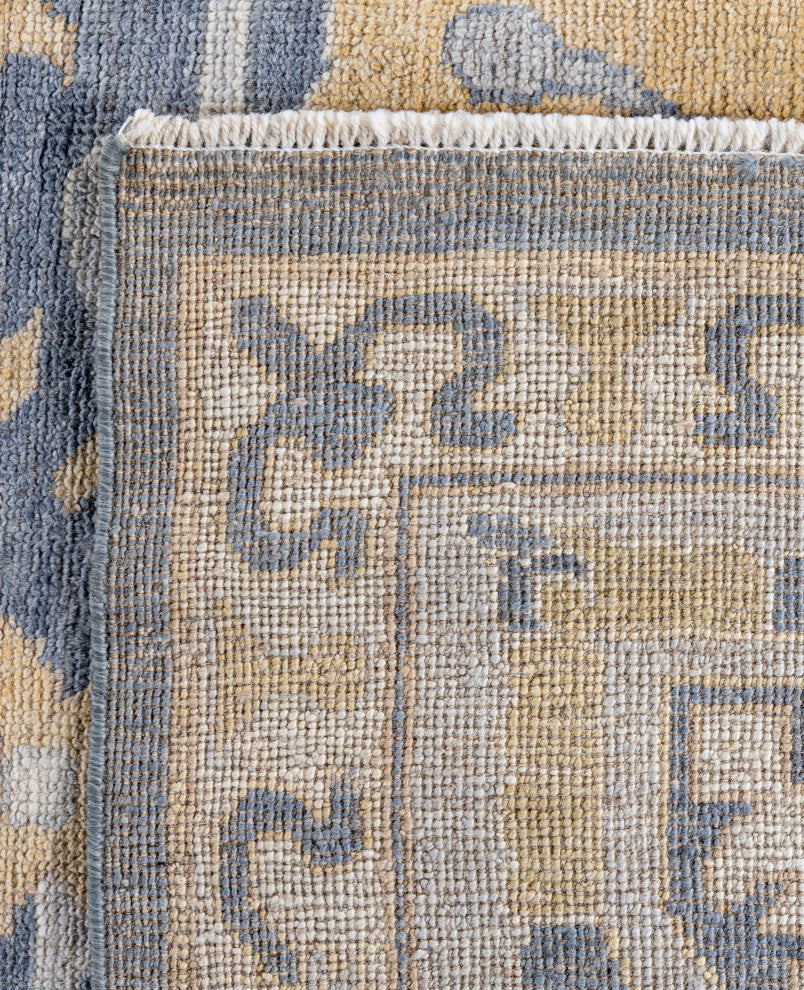 Oushak One-of-a-Kind Hand-Knotted Area Rug Gray, 10'2" x 13'8"
