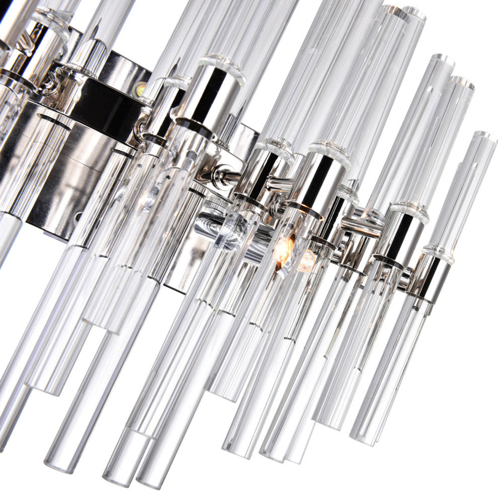 Miroir 4 Light Vanity Light With Polished Nickel Finish