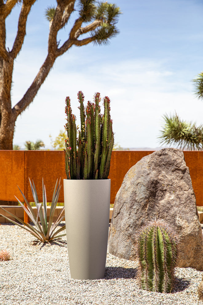 Veradek Pure Series Selena 28" Planter, Sand, 28 in. - One Pack