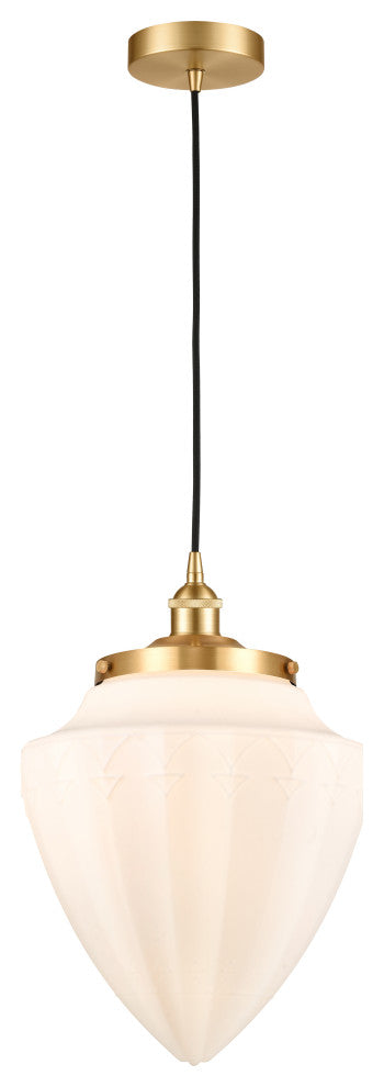 Innovations 616-1PH-SG-G661-12 1-Light Mini Pendant, Satin Gold