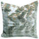 Kanoko Eucalyptus Pillow Lapis Blue and Green Down Feather Insert 24"