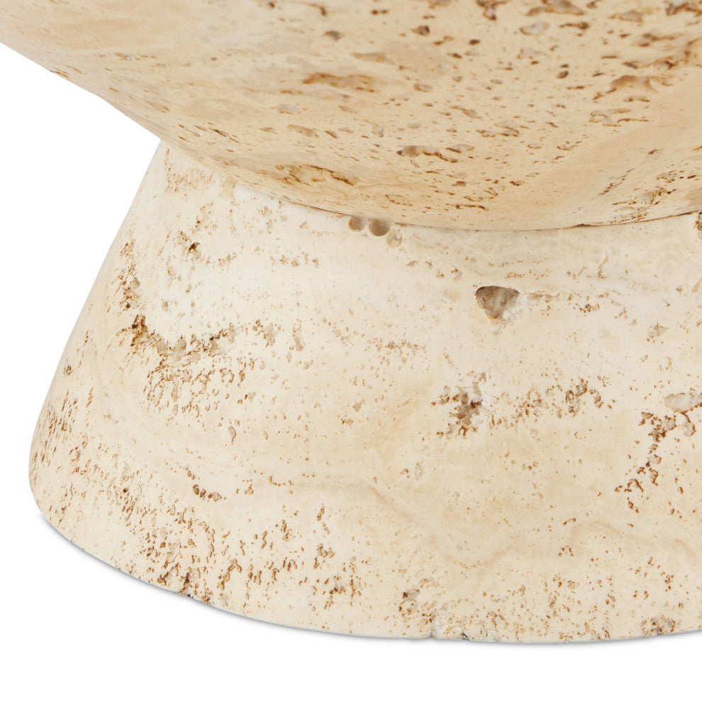 Lubo Travertine Large Bowl