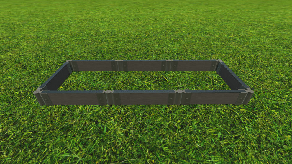 Weathered Wood 2" Tool Free, 2'x6x5.5' Garden Raised Bed