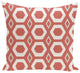 More Hugs And Kisses Geometric Print Pillow, Seed, 16"x16"