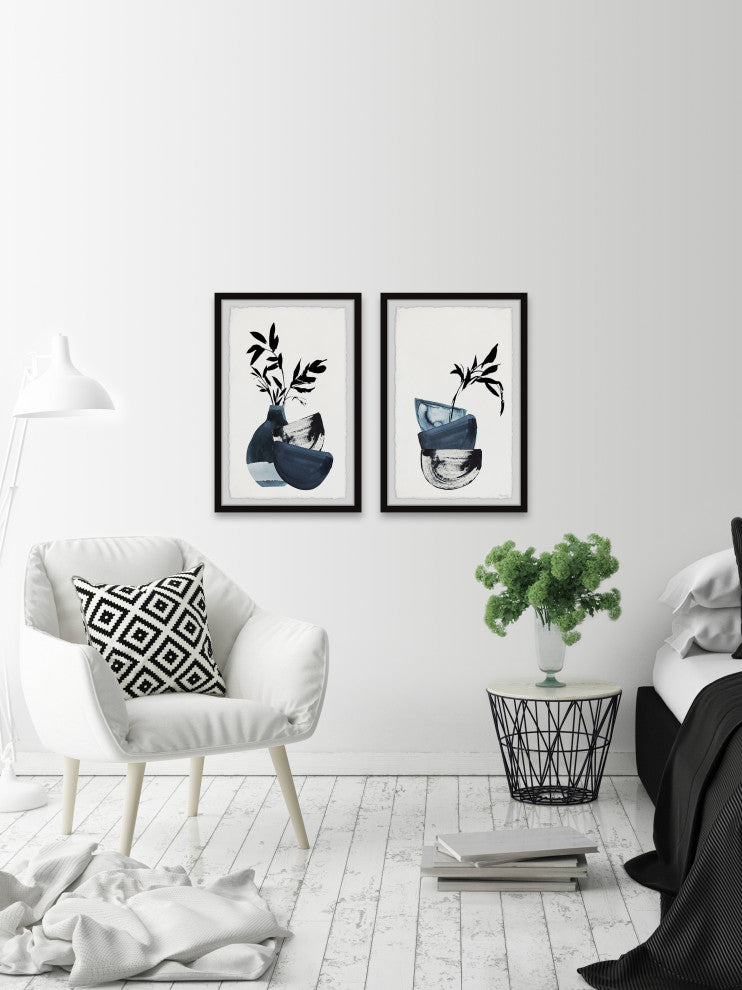 Bamboo Arrangement Diptych, 2-Piece Set, 8x12 Panels