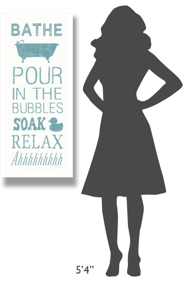 "Hand Towel Bath" Digital Paper Print by Sue Schlabach, 18"x42"