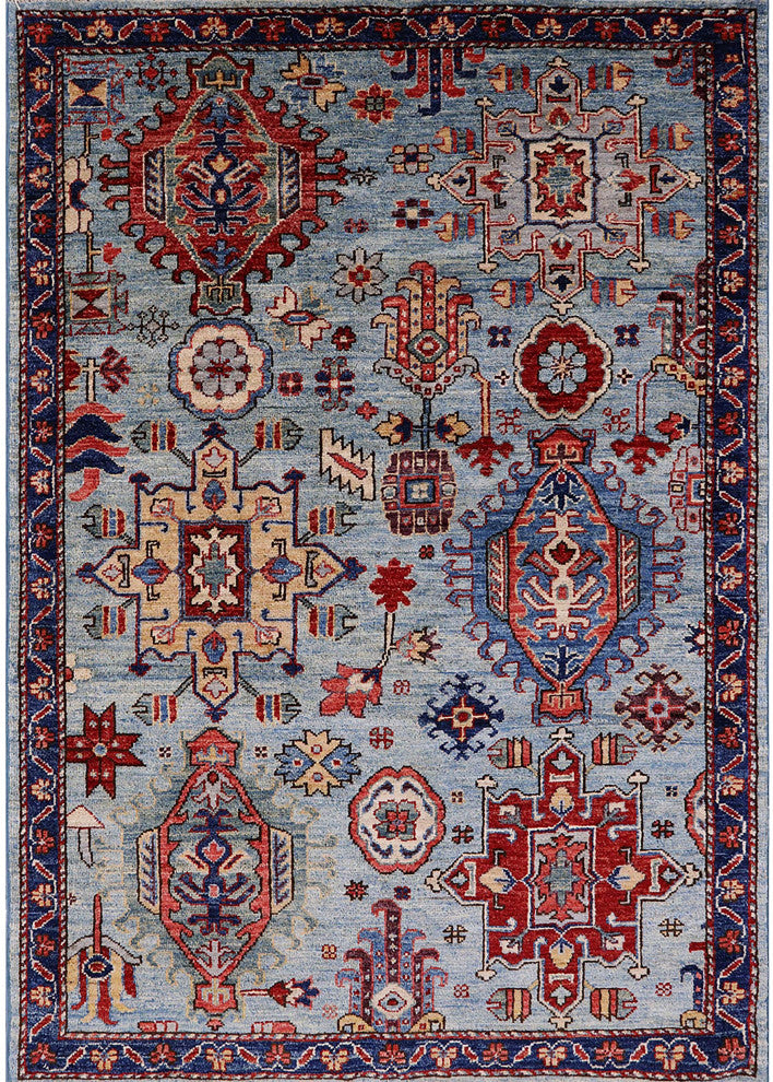 Ahgly Company Indoor Rectangle Mid-Century Modern Area Rugs, 7' x 10'