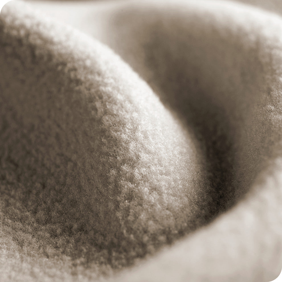 Bare Home Polar Fleece Lightweight Blanket, Oyster, King