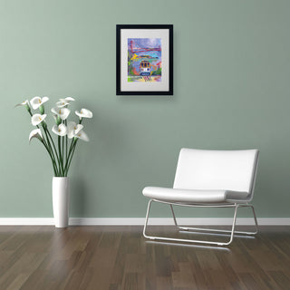 'San Francisco 2' Matted Framed Canvas Art by Richard Wallich