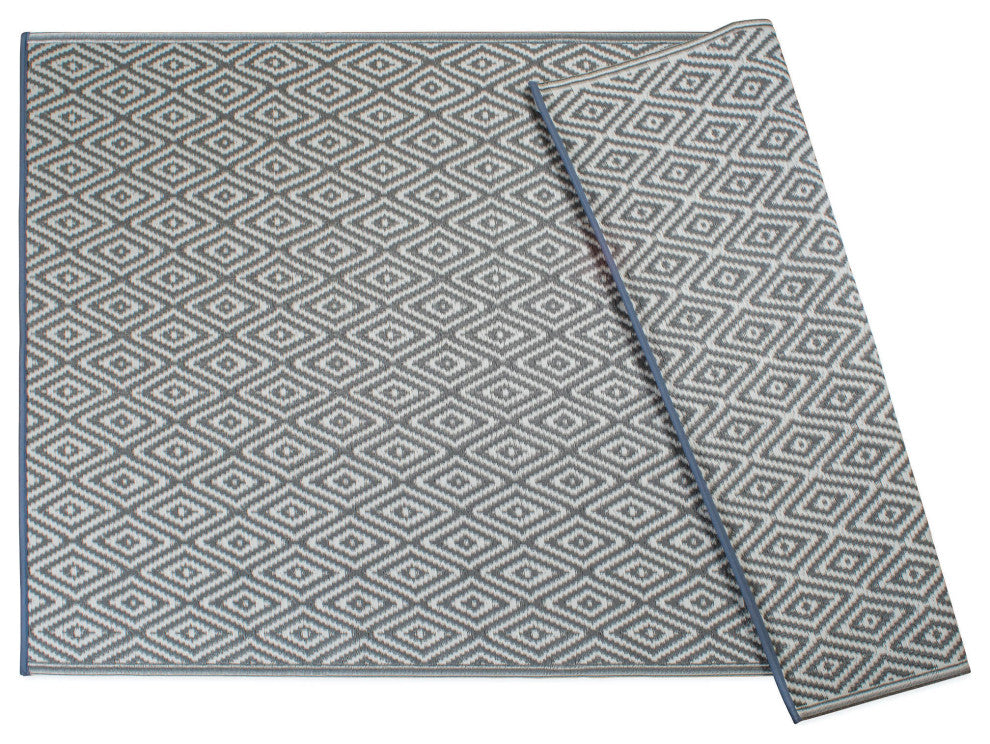 DII Gray Diamond Outdoor Rug