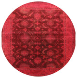 Ahgly Company Indoor Round Mid-Century Modern Area Rugs, 6' Round