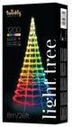 Twinkly Light Tree Smart Flag-Pole Christmas Tree Light Decor w/ 1200 LEDs, 26'