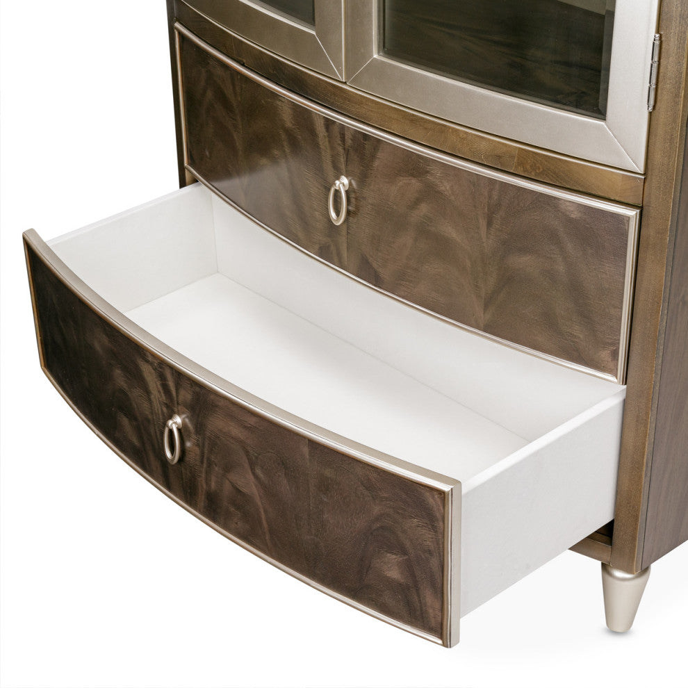Villa Cherie Display Cabinet - Hazelnut