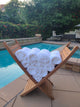 Teak Towel Holder / Rack Spa Bathroom Pool - Large