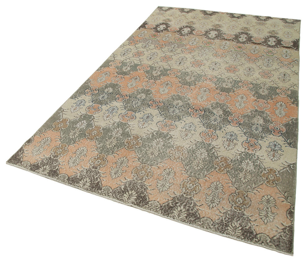 Rug N Carpet - Handwoven Oriental 5' 4'' x 9' 8'' Antique Vintage Rug