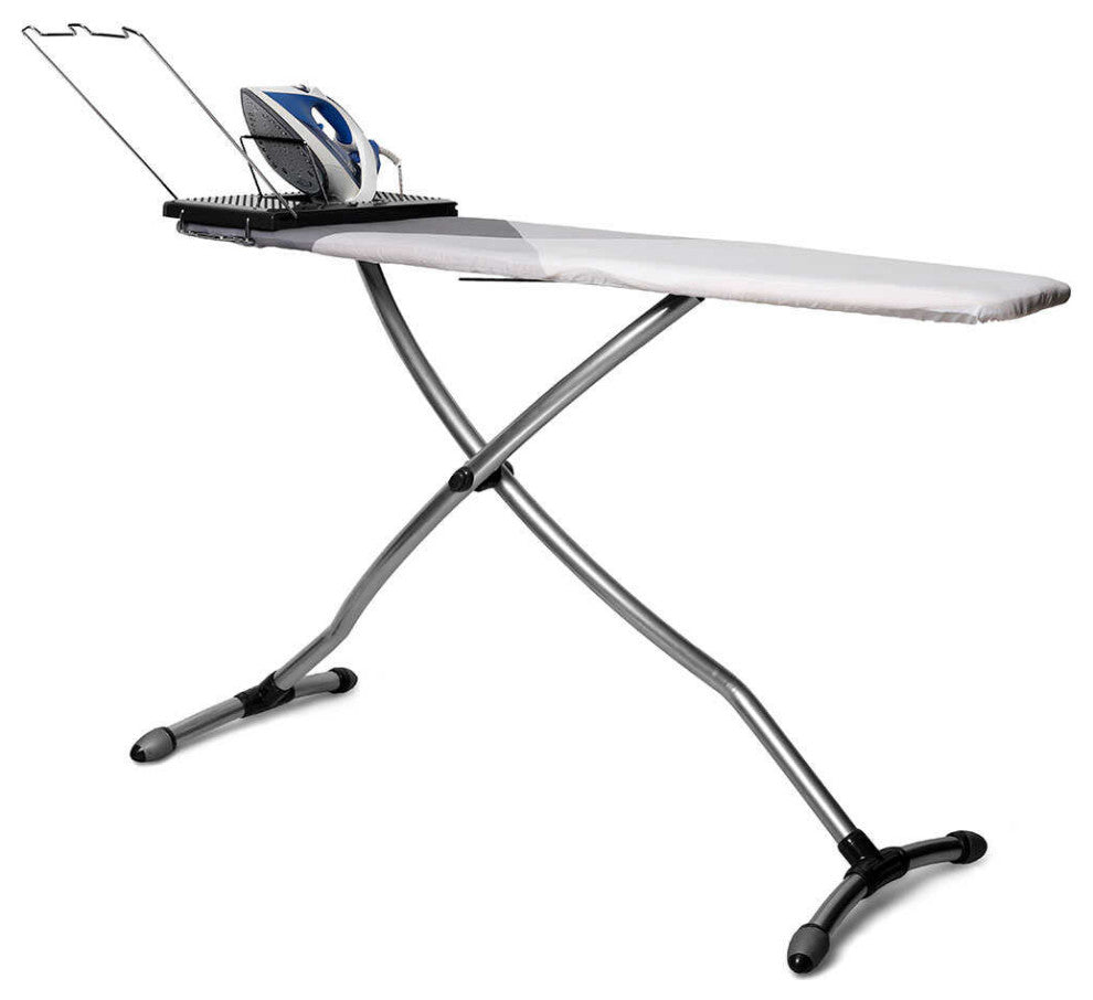 P. Nova Ergonomic Ironing Table, Extra Wide Ironing Board Station, Non-Slip Feet