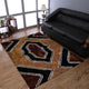 HAND TUFTED SHAG POLYESTER ECO-FRIENDLY AREA RUGS -  Multicolor, Geometric