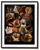 Vintage Glove Composition 1, Photograph, Black Frame, 14''x18''