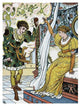 "Frog Prince - The Transformation" Digital Paper Print by Walter Crane, 14"x18"