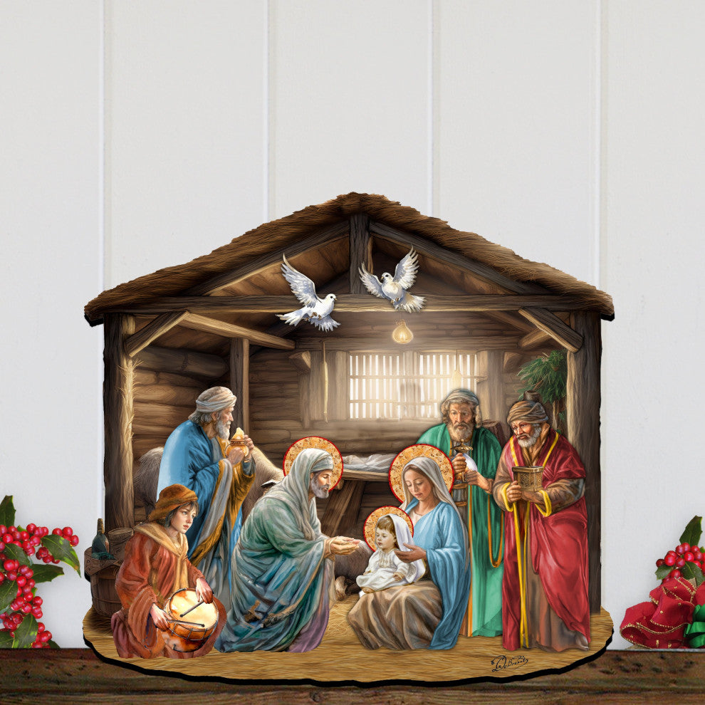 Nativity Scene Holiday Door Decor Nativity Holiday Decor