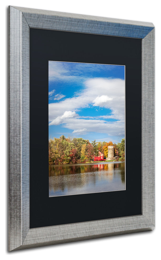 Jason Shaffer 'Morgan Street 5', Silver Frame, Black Mat, 16x20