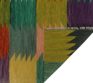 Hand-Woven Winchester Kilim Junaid Ivory/Rust Rug, 8'2x11'3