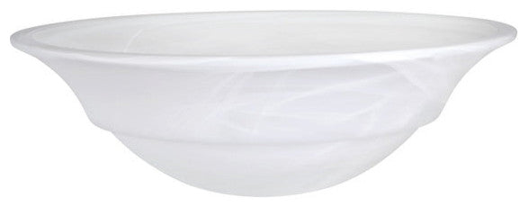 23502-01 Replacement Etched Alabaster Torchiere Lamp Glass(42mm) Shade
