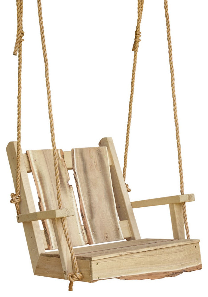 Live Edge Locust Timberland Swing, Unfinished
