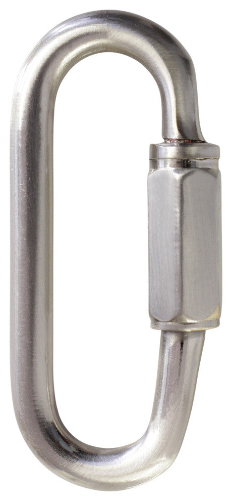 Quick Link Chain Connectors, 2 Pack, Satin Nickel, 5 Gauge