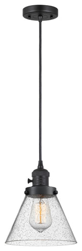 INNOVATIONS 201CSW-BK-G44-LED 1-Light Mini Pendant Matte Black
