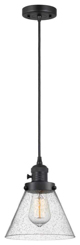 INNOVATIONS 201CSW-BK-G44-LED 1-Light Mini Pendant Matte Black