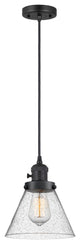 INNOVATIONS 201CSW-BK-G44-LED 1-Light Mini Pendant Matte Black