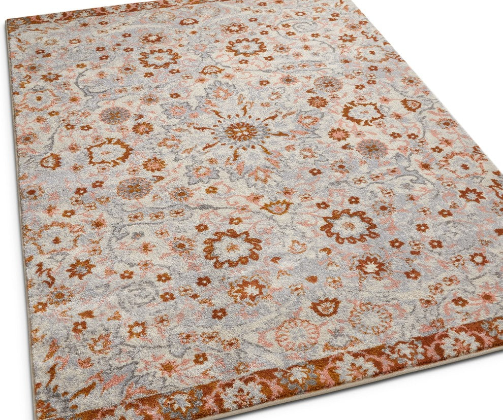 Well Woven Laurent Wonderly Modern Vintage Oriental Beige Area Rug