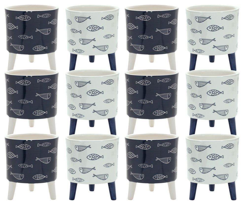 Decorative Pot With Legs, 12-Piece Set