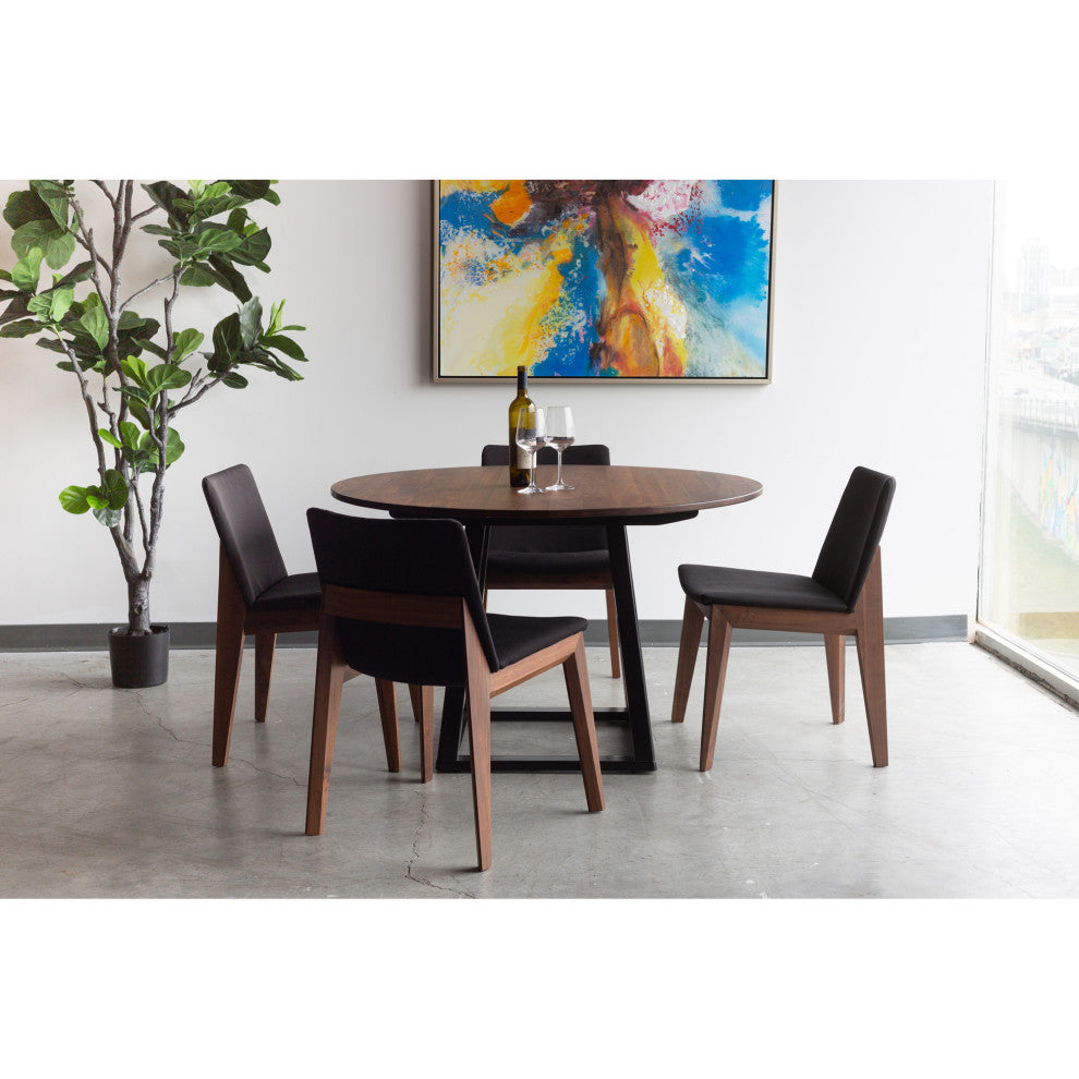 Mid - Century Modern Deco Dining Chair Black - M2 - Black