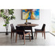 Mid - Century Modern Deco Dining Chair Black - M2 - Black