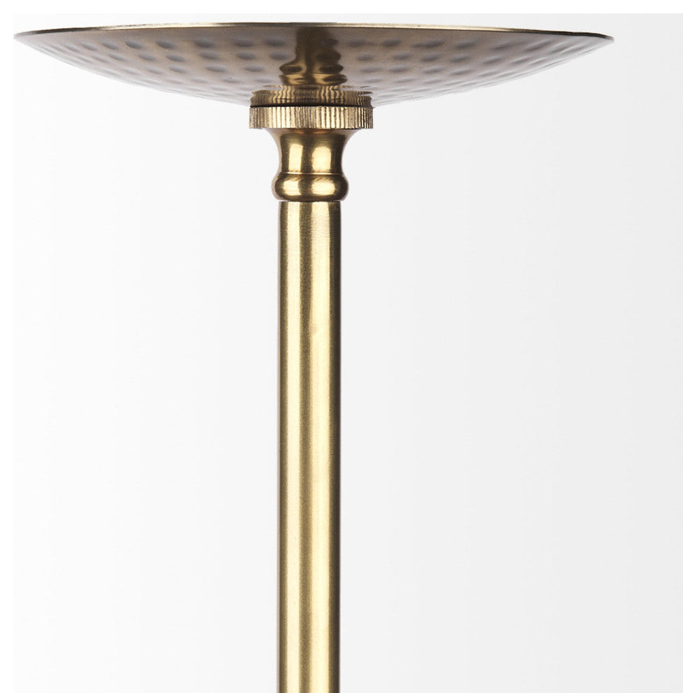 Hammered Gold Metal Hanging Pendant Light