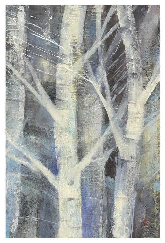 "Winter Birches II" Digital Paper Print by Albena Hristova, 14"x20"