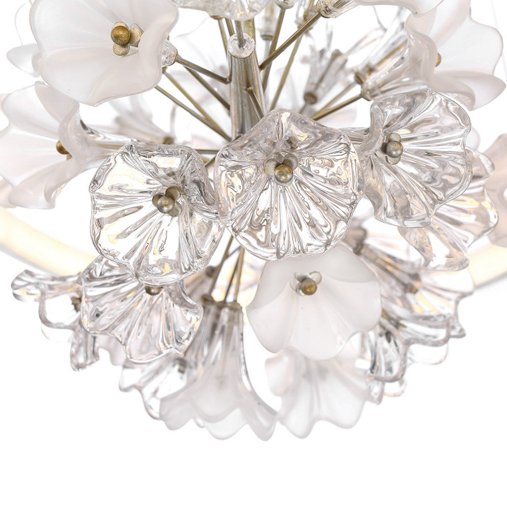 1 Light Botanical Large Chandeliers