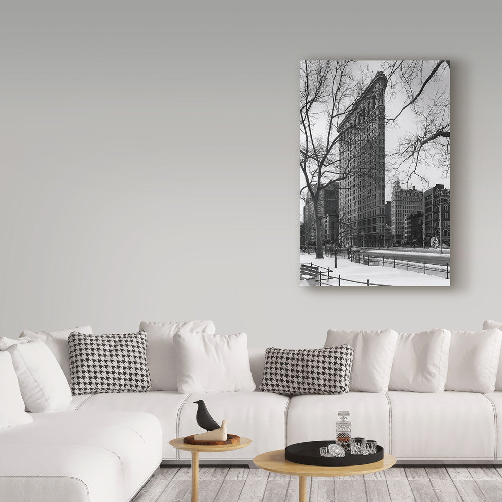 "Flat Iron Building" by Chris Bliss, Canvas Art, 22"x32"