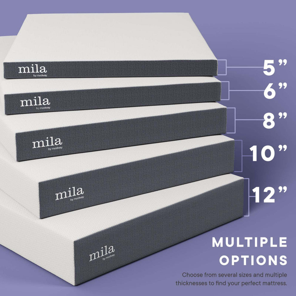 10inch Mattress, Full Size, Gray, Modern Contemporary, Bedroom Master Suite