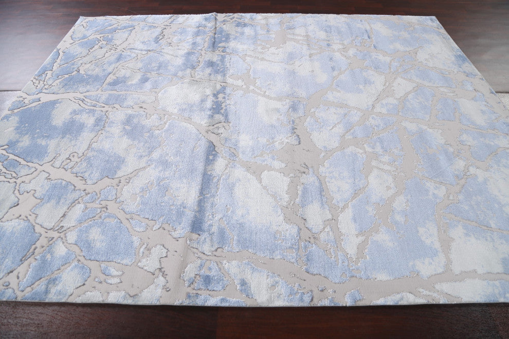Turkish Oriental Abstract Transitional Rug Contemporary Carpet 8x10
